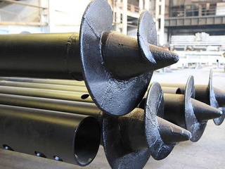 Свая винтовая стальная 48х5000 мм 1 - в «Монолит-Металлопрокат».