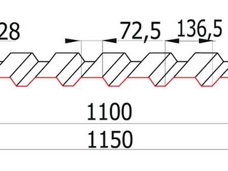 Профлист С21 0.5 мм RAL 8017 Шоколад 2 - в «Монолит-Металлопрокат».