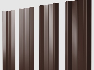 Евроштакетник М-образный А Монолит 0,5 Satin RAL8017 Шоколад 4 - в «Монолит-Металлопрокат».