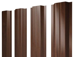 Штакетник П-образный А Монолит 0,45 Print Elite Choco Wood Choco Wood 0 - в «Монолит-Металлопрокат».