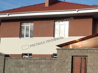 Металлочерепица Металл-Профиль Трамонтана-X 0,5 NormanMP RR 32 Темно-коричневый 4 - в «Монолит-Металлопрокат».