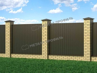 Профлист Металл Профиль МП20 0.45 VikingMP® RR 32 Темно-коричневый A 2 - в «Монолит-Металлопрокат».
