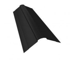 Планка конька фигурного 100x100 0,45 Drap ST RR 32 темно-коричневый 0 - в «Монолит-Металлопрокат».