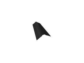 Планка конька фигурного 100x100 0,45 Drap ST RR 32 темно-коричневый