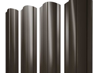 Штакетник Круглый фигурный Grand Line 0,45 Drap RR 32 Темно-Коричневый 0 - в «Монолит-Металлопрокат».